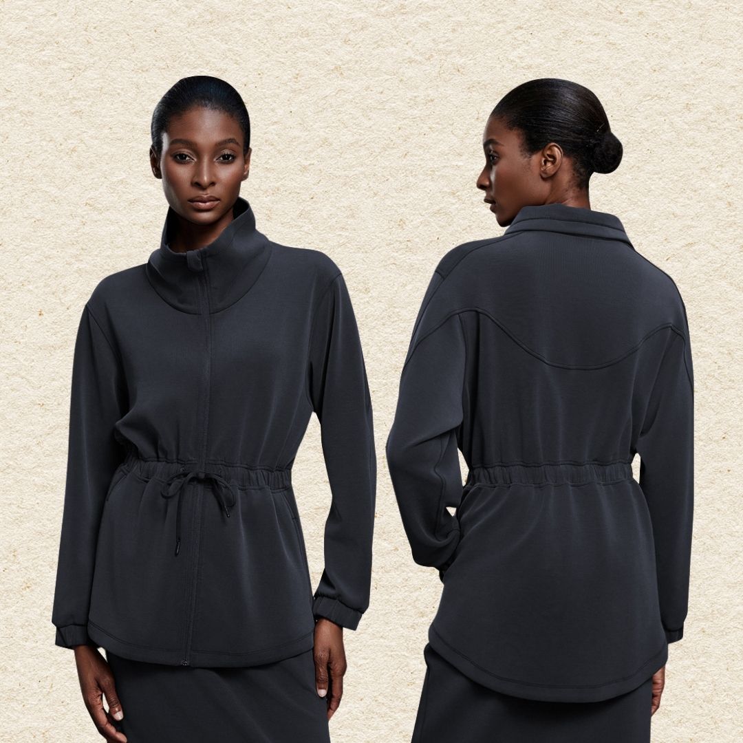 TAILORED FLOW MODEST ACTIVEWEAR JACKET